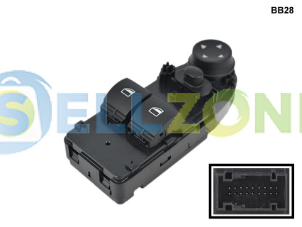 Κονσόλα διακόπτης ηλεκτρικών παραθύρων για BMW E92 E90 - BB28